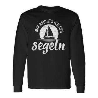 Sailing Boat Skipper I Go Sailing Skipper Langarmshirts - Seseable