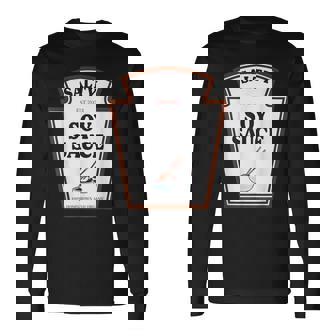 Salty Soy Sauce Condiment Costume Party Matching Long Sleeve T-Shirt - Thegiftio UK
