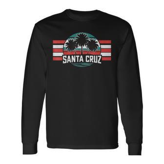 Santa Cruz Ca California Retro 70S 80S Surfer Langarmshirts - Geschenkecke