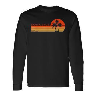 Santa Cruz California Retro Sunsetintage Langarmshirts - Geschenkecke