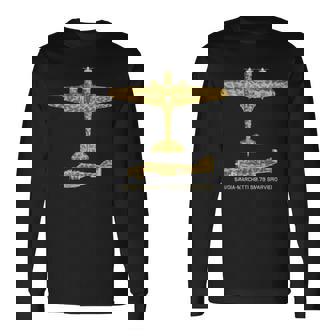Savoia-Marchetti Sm79 Sparviero Ww2 Italiano Camiseta de manga larga - Regaloses