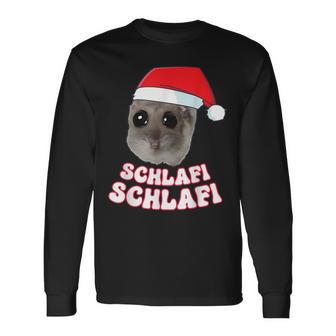 Schlafi Schlafi Hamster Hamstie Christmas Sleep Langarmshirts - Geschenkecke