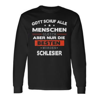 Schlesien Schlesier Deutschland Poland Slogan Langarmshirts - Geschenkecke