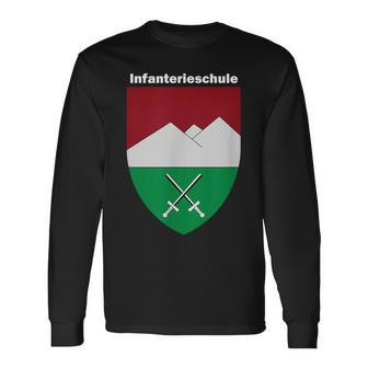 School Of Infantry Infs German Army Emblem Badge Long Sleeve T-Shirt - Monsterry DE
