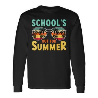 Schools Out For Summer Die Schule Ist Im Sommer Die S S Langarmshirts - Geschenkecke