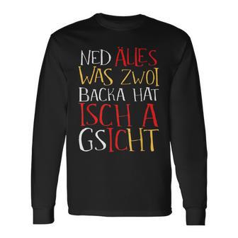 Schwaben Dialect Saying Schwabenland Swabian Langarmshirts - Geschenkecke