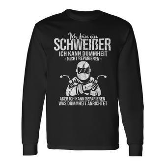 Schweler Saying Repair Summheit Welding S Langarmshirts - Geschenkecke