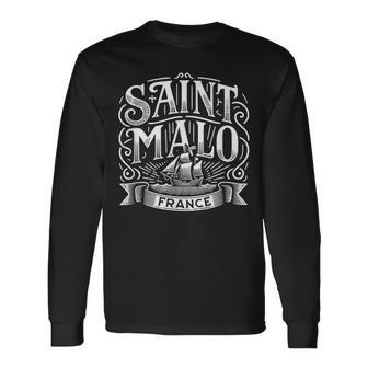 Segelschiff Saint-Malo Frankreich Langarmshirts - Geschenkecke