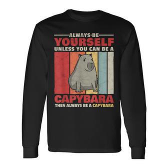 Sei Ein Capybara Wasserschwein South America Capybara Langarmshirts - Geschenkecke