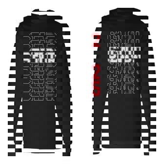 Senior Class Of 2025 Graduation Back To School Senior 25 Long Sleeve T-Shirt - Thegiftio