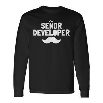 Senor Developer Coder Programmer Nerd Langarmshirts - Geschenkecke