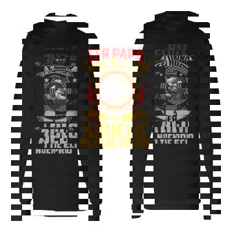 Ser Papa Es Un Honor Ser Abuelo No Tiene Precio Día Del Padre Camiseta de manga larga - Regaloses