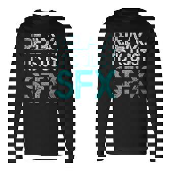 Sfx Special Effects Makeup Sfx Power Supply Sfx Makeup Sfx Long Sleeve T-Shirt - Monsterry