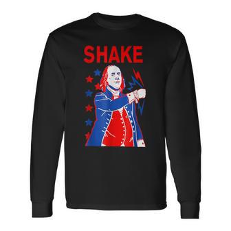 Shake And Bake Matching 4Th Of July Shake Long Sleeve T-Shirt - Monsterry