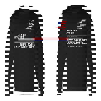 Shots Fired Let Me Get My Shoes Long Sleeve T-Shirt | Mazezy
