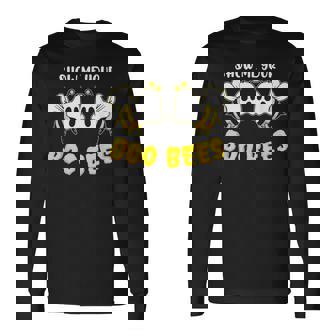 Show Me Your Boo Bees Couples Halloween Costume Long Sleeve T-Shirt - Seseable