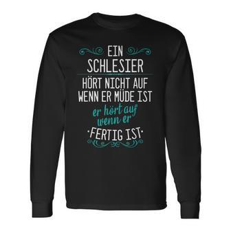 Silesia Schlesier Germany Poland Slogan Langarmshirts - Seseable