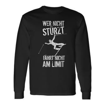 Skiing Apres Ski Slogan Hobby Skier Langarmshirts - Geschenkecke