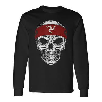 Skull Isle Of Man Langarmshirts - Geschenkecke