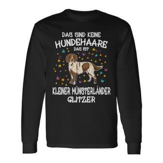 Small Münsterländer Glitter Dog Holder Dog Langarmshirts - Geschenkecke