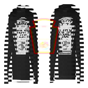 Smooth Yumyum Sauce Halloween 2024 Couples Costume Long Sleeve T-Shirt - Thegiftio UK
