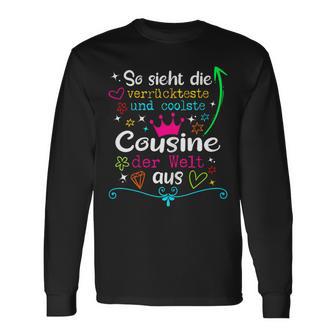 With So Ssieht Die Merrücksten Und Coolste Cousine Der Welt So Ssieht Die Madster's Langarmshirts - Geschenkecke