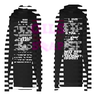 Soap Maker Saponification Soapologist Soap Making Long Sleeve T-Shirt - Monsterry