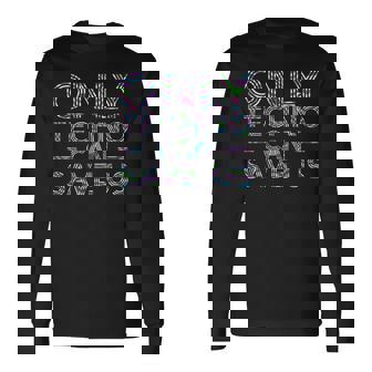 Solo El Techno Puede Salvarnos Edm Music Electronic Dance Camiseta de manga larga - Regaloses