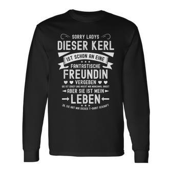 Sorry Ladys Kerl Istergeben For Him Langarmshirts - Geschenkecke