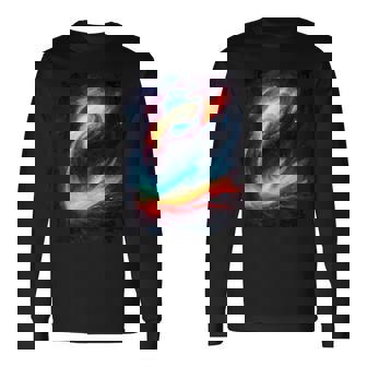 Space Galaxy Nebula Pattern Stars Sky Cosmic Long Sleeve T-Shirt - Thegiftio UK