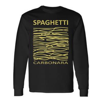 Spaghetti Carbonara For Pasta Lovers And Chefs Langarmshirts - Geschenkecke