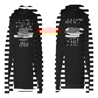 Spahetti E Musica Citazione Ironica Detto Divertente Pasta Maglietta a maniche lunghe - Novitaregali