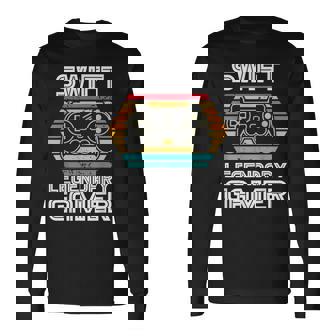 Special Swift Legendary Video Gamer Custom Name Personalized Long Sleeve T-Shirt - Monsterry