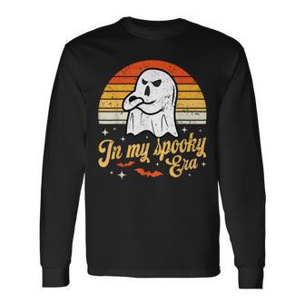 In My Spooky Era Halloween Outfits Ghost Spooky Retro Long Sleeve T-Shirt | Mazezy