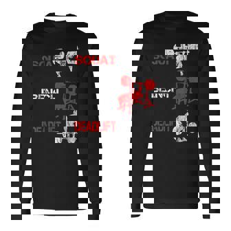 Squat Bench Deadlift Maglietta a maniche lunghe - Novitaregali