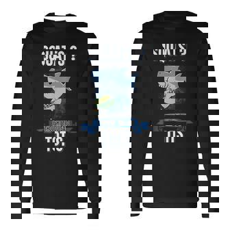 Squats I Thought You Said Tots Shark Lover Animal Workout Long Sleeve T-Shirt - Monsterry