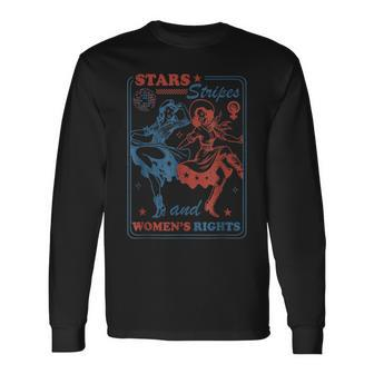Stars Stripes And Reproductive Rights 4Th Of July Women's Long Sleeve T-Shirt - Monsterry UK