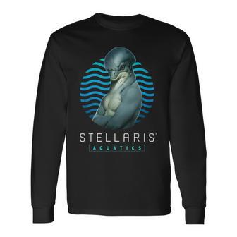 Stellaris Dolph Sci-Fi Strategy Game Dolphin Langarmshirts - Geschenkecke