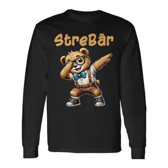 Streber Geschenk Lustiges Bär Geschenk Für Besserwisser Langarmshirts - Geschenkecke