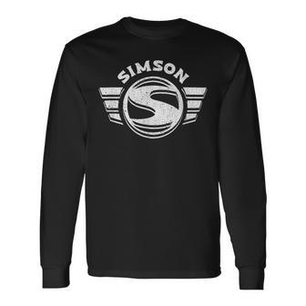 Suhl Simson S50 S51 Schwalbe Star 2-Stroke Motor 2-Stroke Love Langarmshirts - Geschenkecke