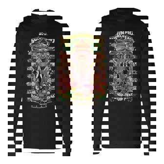 Surin Elephant Round-Up Festival Thailand Long Sleeve T-Shirt - Monsterry
