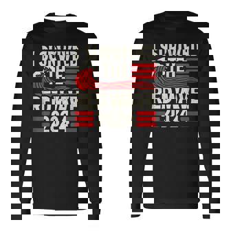 I Survived The Red Wave 2024 Long Sleeve T-Shirt | Mazezy