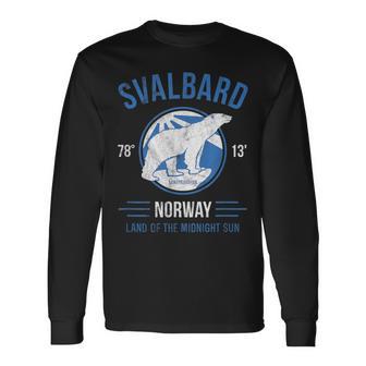 Svalbard Spitzbergen Polar Bear Longyearbyen Norway Polar Bear Langarmshirts - Geschenkecke