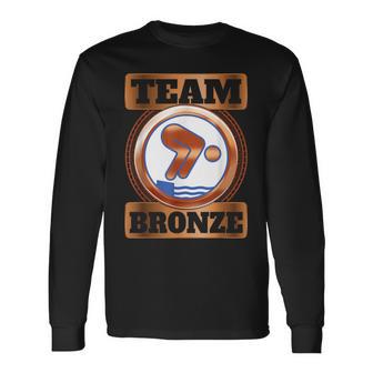 Swimming Badge Bronze Swimmer S Langarmshirts - Geschenkecke