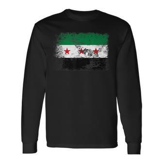 Syria Flag Ich Bin Stolz Auf Mein Land Langarmshirts - Geschenkecke