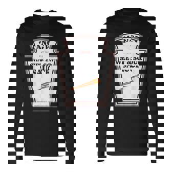 Tangy Sweet And Sour Sauce Condiment Matching Food Lover Long Sleeve T-Shirt | Mazezy