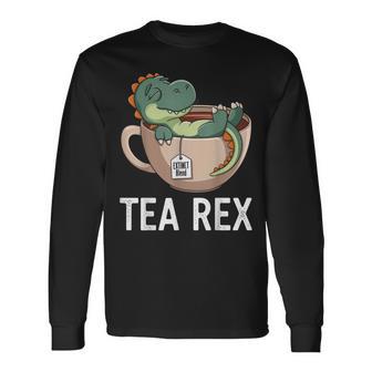 Tea Rex T-Rex Dinosaur Tyrannosaurus Langarmshirts - Geschenkecke