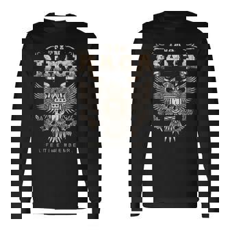 Team Baca Family Name Lifetime Member Long Sleeve T-Shirt - Monsterry