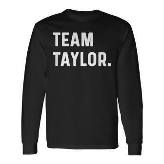 Team Taylor Langarmshirts - Geschenkecke