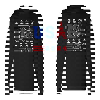 Team Usa 2024 Paris Sports Games Long Sleeve T-Shirt | Mazezy
